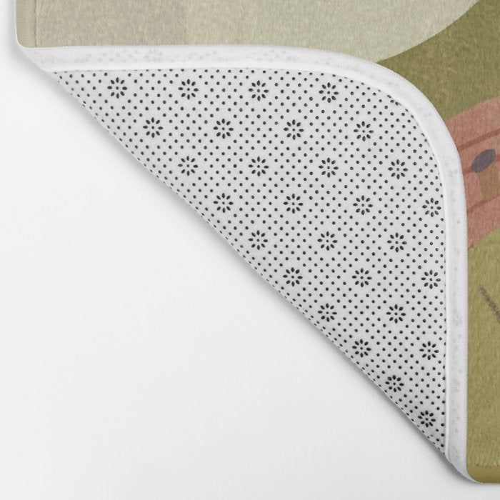 girl with a flower Bath Mat Gallery Image 2