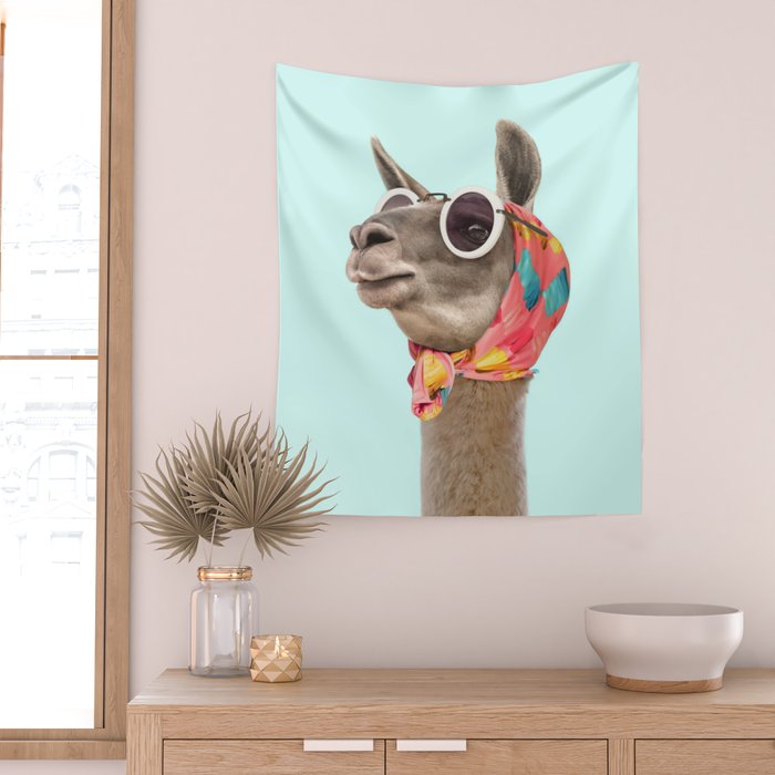 FASHION LAMA Wall Tapestry Gallery Image 2