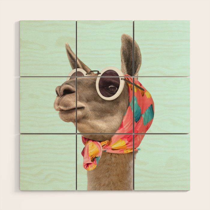 FASHION LAMA Wood Wall Art Gallery Image 1