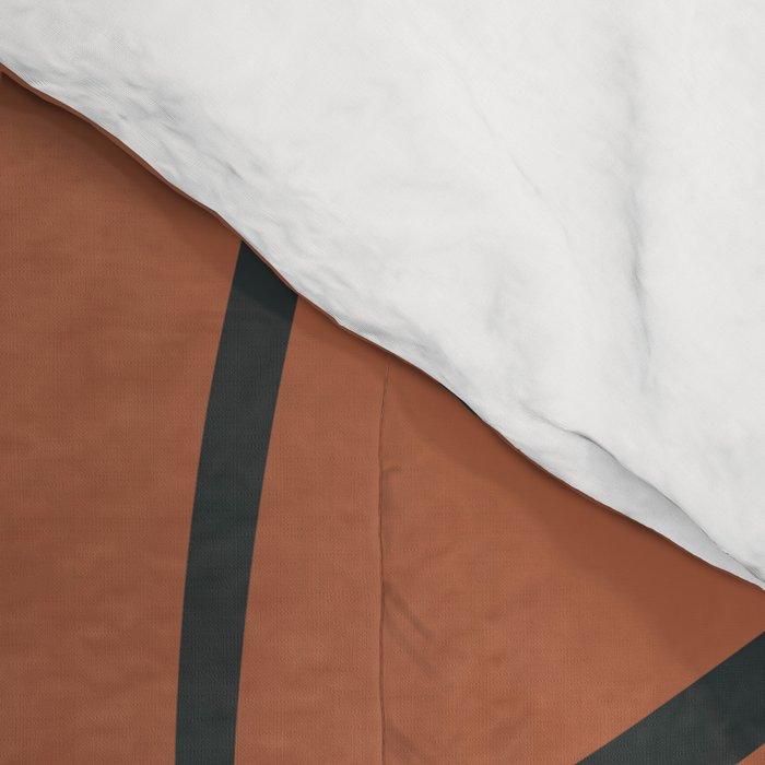 Flower Line Art, Black Brown Comforter Gallery Image 4