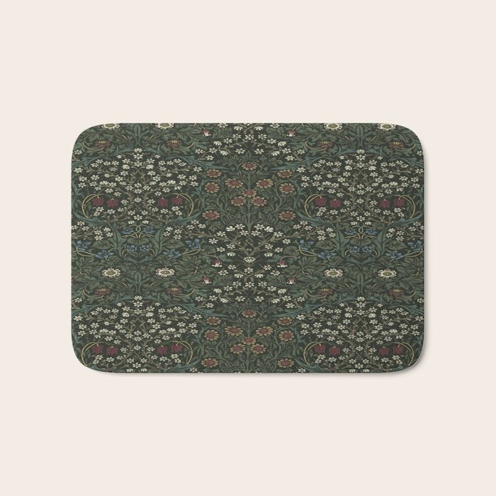 William Morris Blackthorn,No,01. Bath Mat Gallery Image 1