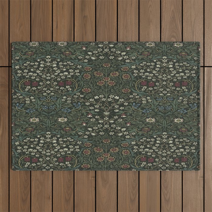 William Morris Blackthorn,No,01. Outdoor Rug Gallery Image 1