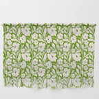 Tropical Vines Pattern - Green Wall Hanging Gallery Image 1
