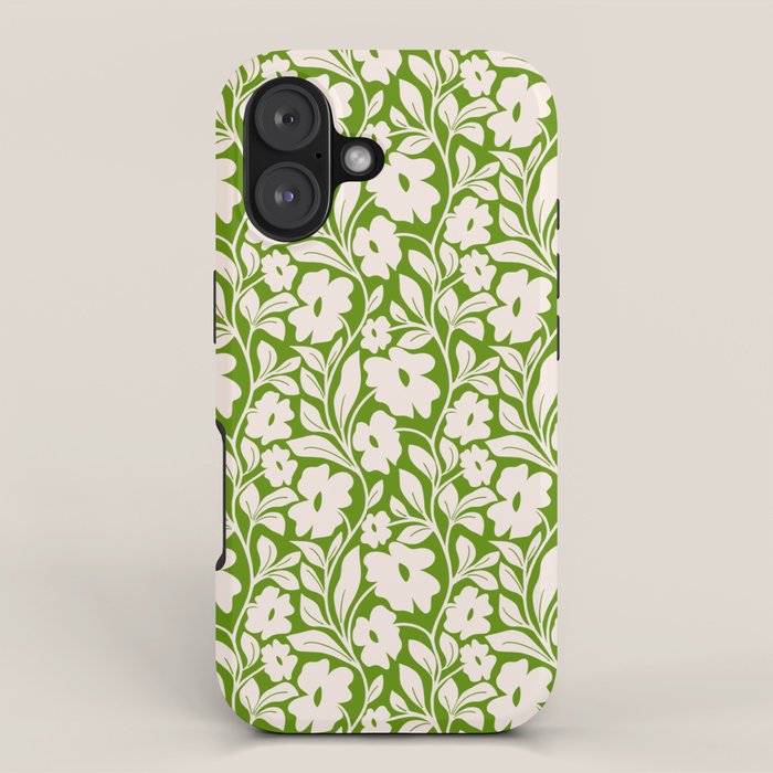 Tropical Vines Pattern - Green iPhone Case Gallery Image 1