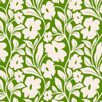 Tropical Vines Pattern - Green Coffee Mug Gallery Image 2