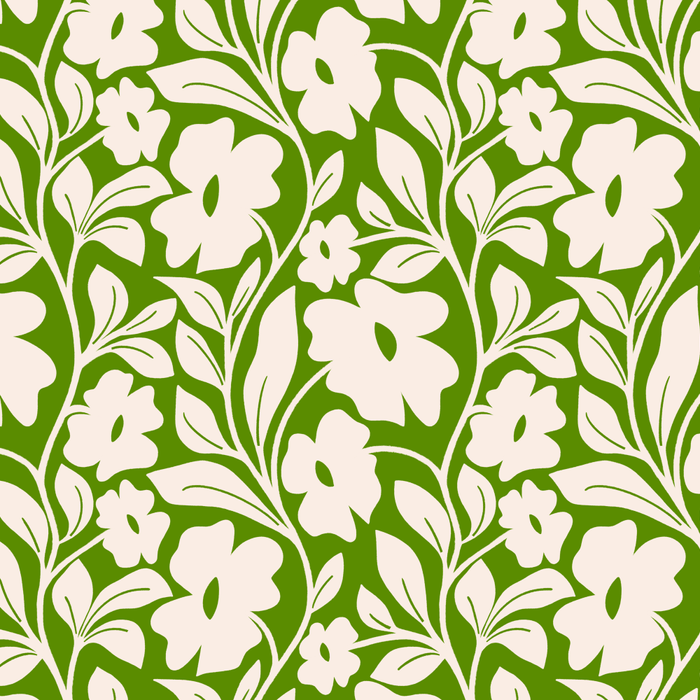 Tropical Vines Pattern - Green Coffee Mug Gallery Image 2