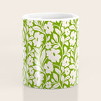 Tropical Vines Pattern - Green Coffee Mug Gallery Image 4