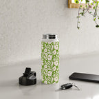 Tropical Vines Pattern - Green Water Bottle Gallery Image 4