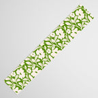 Tropical Vines Pattern - Green Table Runner Gallery Image 3
