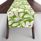 Tropical Vines Pattern - Green Table Runner Gallery Image 1