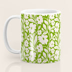 Tropical Vines Pattern - Green Coffee Mug Gallery Image 3