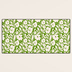 Tropical Vines Pattern - Green Desk Mat Gallery Image 3