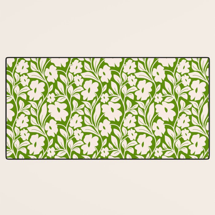 Tropical Vines Pattern - Green Desk Mat Gallery Image 3