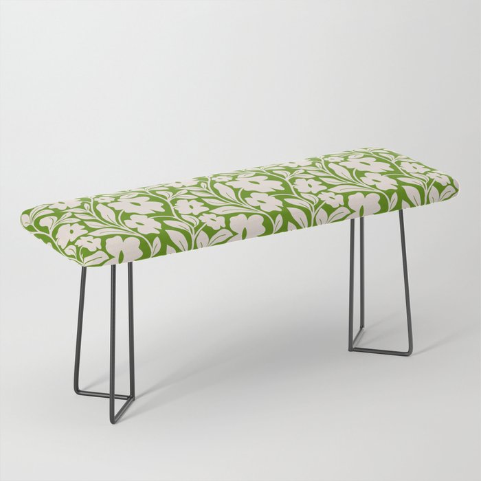 Tropical Vines Pattern - Green Bench Gallery Image 1