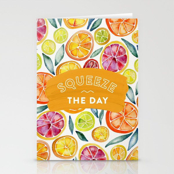 Squeeze the Day - Multi Palette Stationery Card Gallery Image 1
