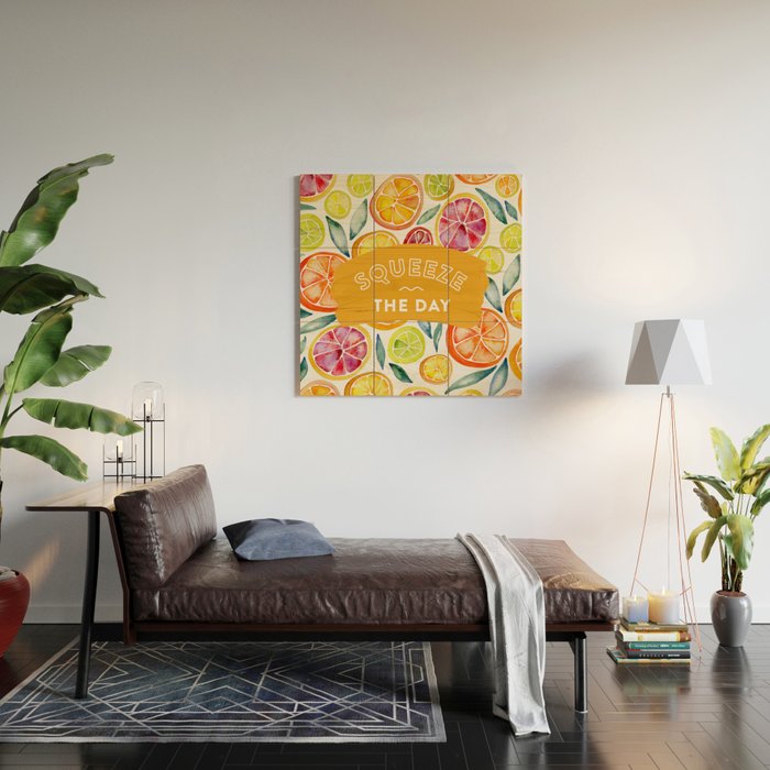 Squeeze the Day - Multi Palette Wood Wall Art Gallery Image 2