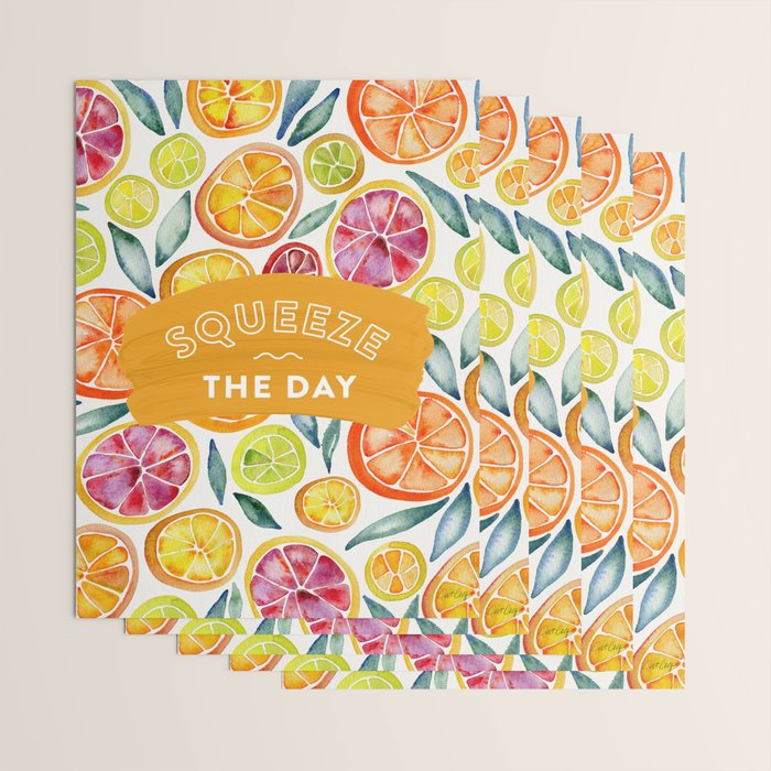 Squeeze the Day - Multi Palette Wrapping Paper Gallery Image 3