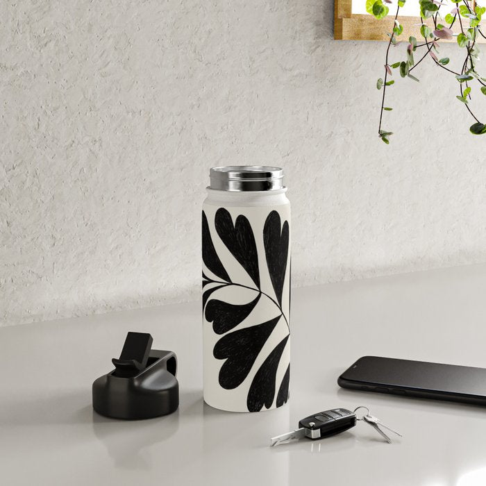 Love Palm Branch Water Bottle Gallery Image 4