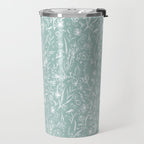 Wild Garden Drawing (Pale Blue) Travel Mug Gallery Image 2