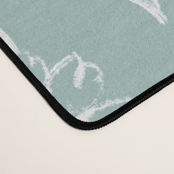 Wild Garden Drawing (Pale Blue) Desk Mat Gallery Image 4