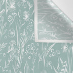 Wild Garden Drawing (Pale Blue) Wall Tapestry Gallery Image 3