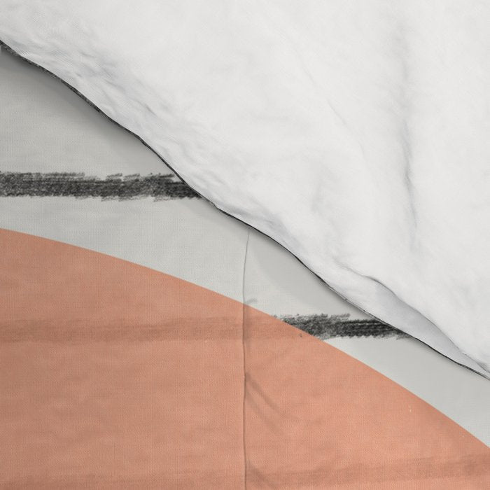 Peachy Geometric Balance Comforter Gallery Image 4
