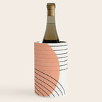 Peachy Geometric Balance Wine Chiller Gallery Image 3