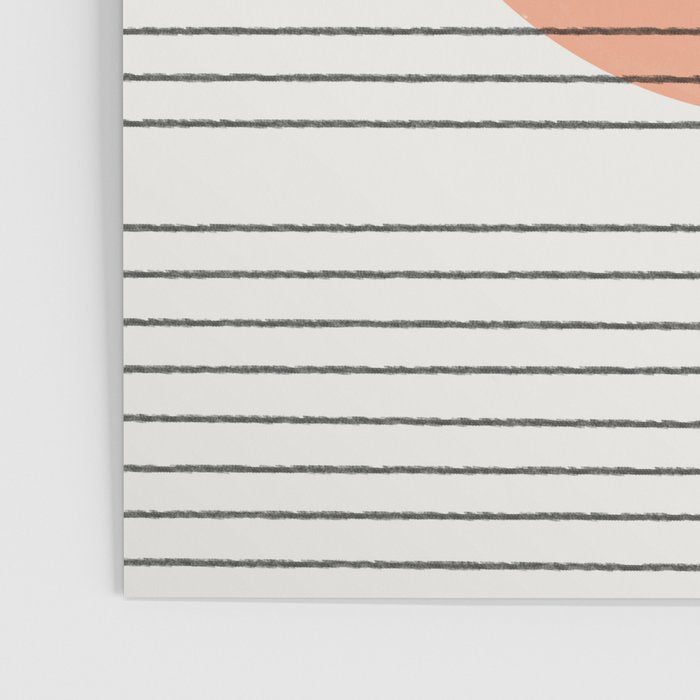 Peachy Geometric Balance Poster Gallery Image 3
