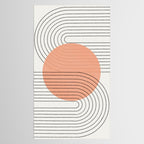 Peachy Geometric Balance Tablecloth Gallery Image 2
