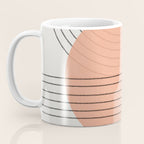 Peachy Geometric Balance Coffee Mug Gallery Image 3