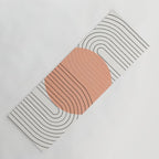 Peachy Geometric Balance Yoga Mat Gallery Image 1