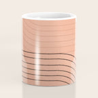 Peachy Geometric Balance Coffee Mug Gallery Image 4
