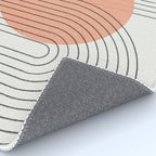 Peachy Geometric Balance Rug Gallery Image 4