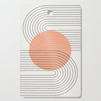 Peachy Geometric Balance Cutting Board Gallery Image 1