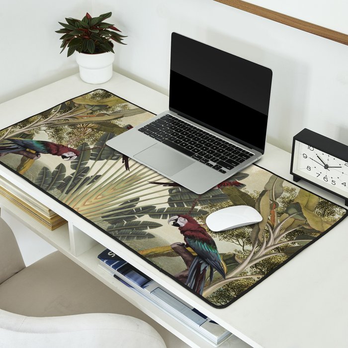 Parrot Garden Desk Mat Gallery Image 2