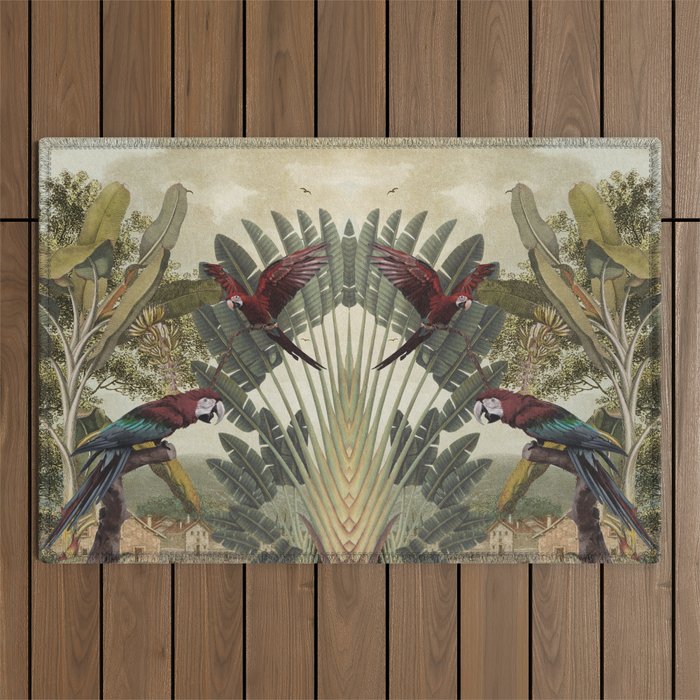 Parrot Garden Outdoor Rug Gallery Image 1