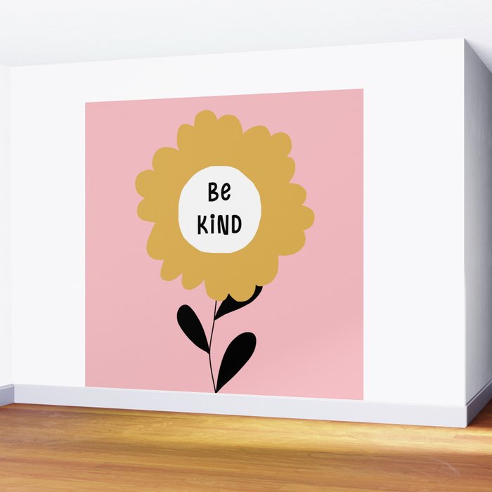 Be Kind Wall Mural Gallery Image 2