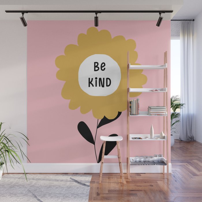 Be Kind Wall Mural Gallery Image 1