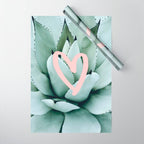 Succulent love Wrapping Paper Gallery Image 1
