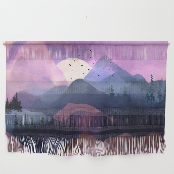 Misty Mountain Morning Wall Hanging Gallery Image 1
