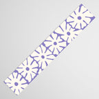 Mid-Century Flowers in Blue & White Table Runner Gallery Image 3
