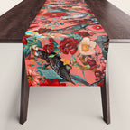 FLORAL AND BIRDS XIX Table Runner Gallery Image 1
