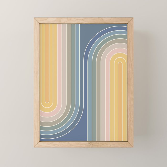 Gradient Curvature IV Mini Art Print Gallery Image 1
