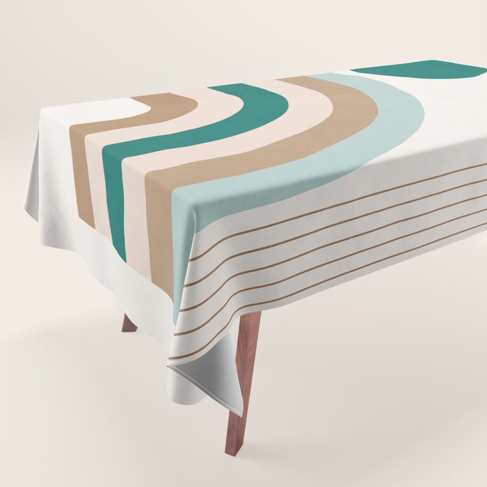 Minimal Geometric Abstraction 84 Tablecloth Gallery Image 1