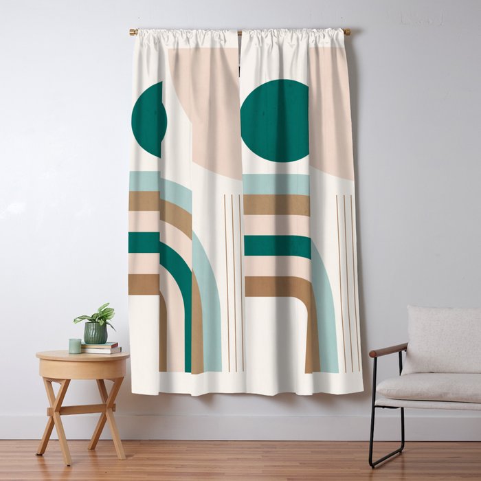 Minimal Geometric Abstraction 84 Window Curtain Gallery Image 1