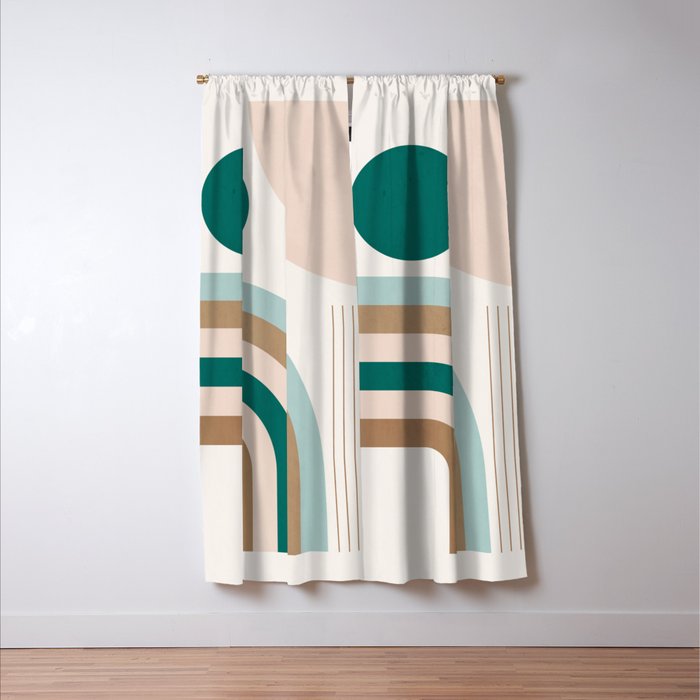 Minimal Geometric Abstraction 84 Window Curtain Gallery Image 3