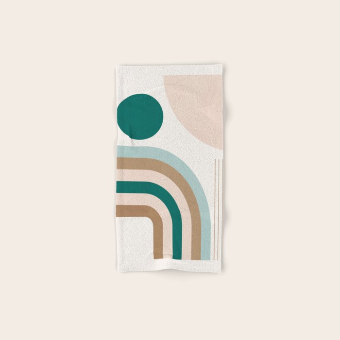 Minimal Geometric Abstraction 84 Bath Towel Gallery Image 1