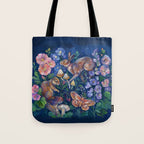 Spring Flower Garden Tote Bag Gallery Image 1