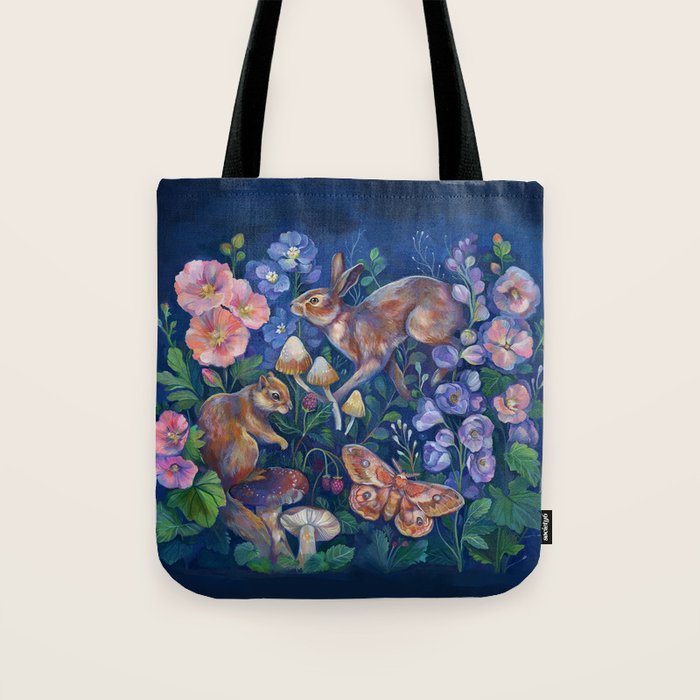 Spring Flower Garden Tote Bag Gallery Image 1