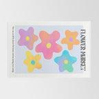 Flower market neon Rug Gallery Image 2
